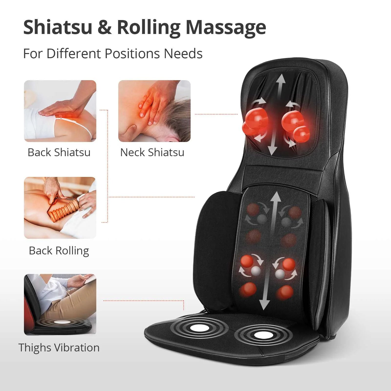 5D Neck & Back Shiatsu Massage Chair