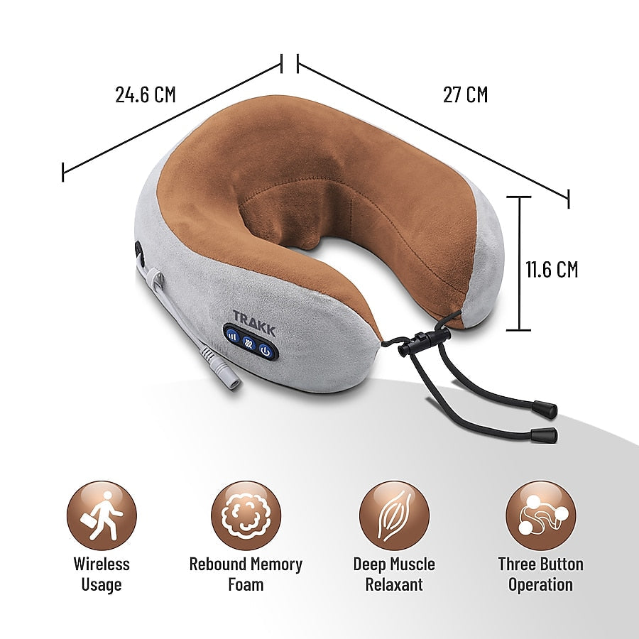 Travel Neck Massager Pillow, For Neck Pain Relief