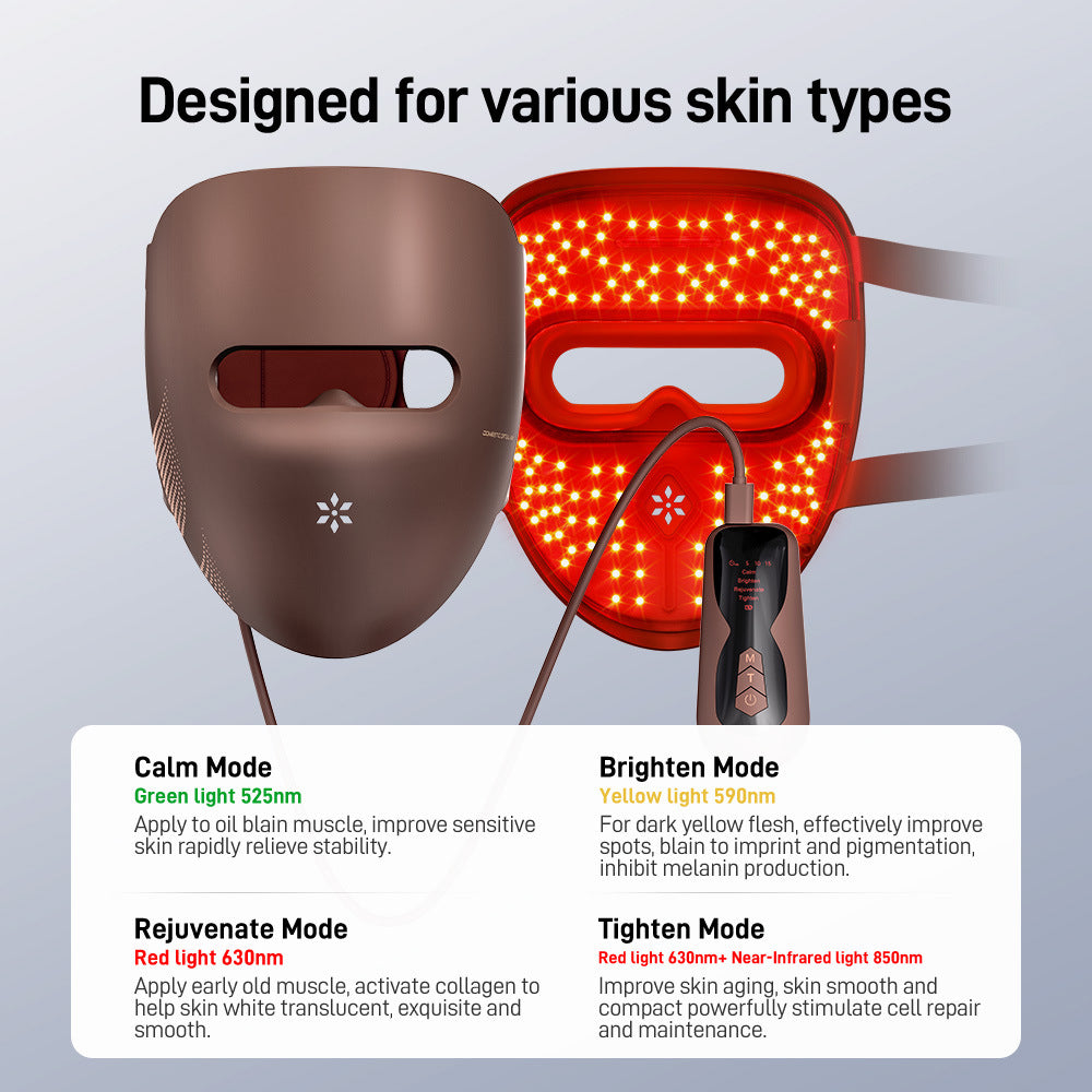 Infrared Red & Blue Light Therapy Mask