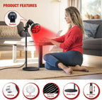 Portable Infrared Red Light Therapy Lamp