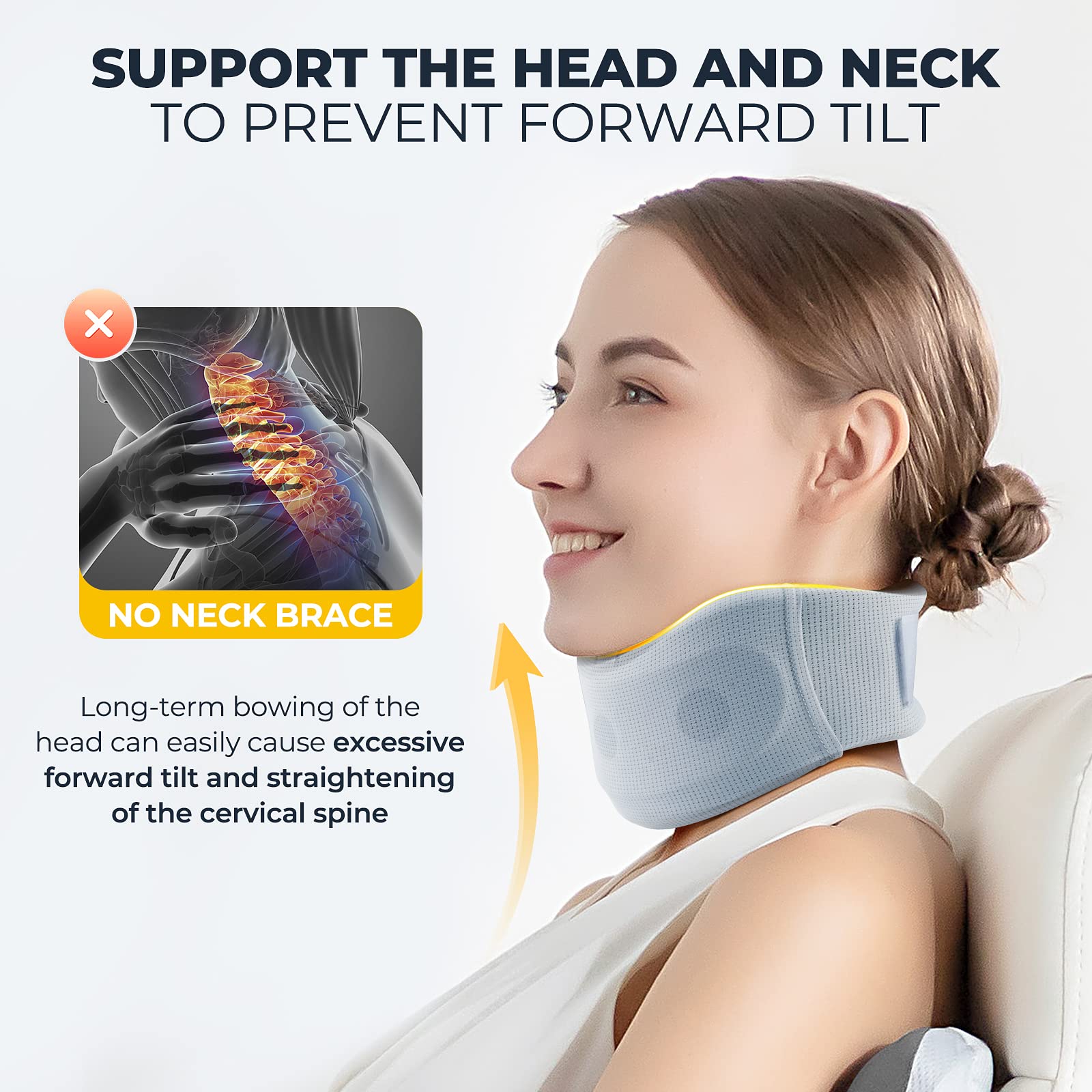 Neck Support Scarf Forward Brace