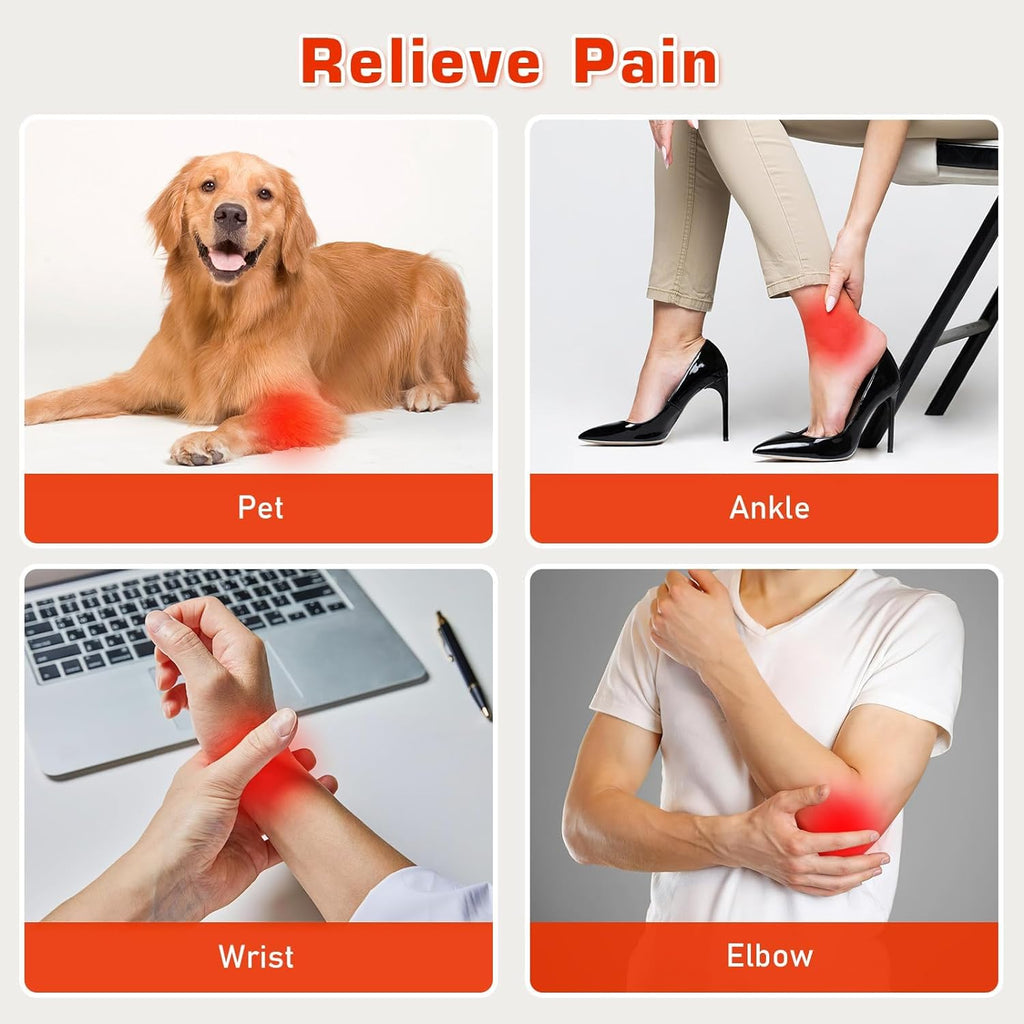 Wearable Red Light Therapy Belt for Neck, Hands and ankles