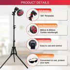 Red Light Therapy with Stand for Face and Body
