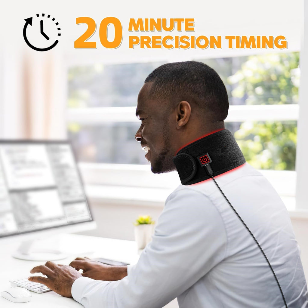 Wearable Red Light Therapy Belt for Neck, Hands and ankles