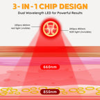 Wearable Red Light Therapy Belt for Neck, Hands and ankles