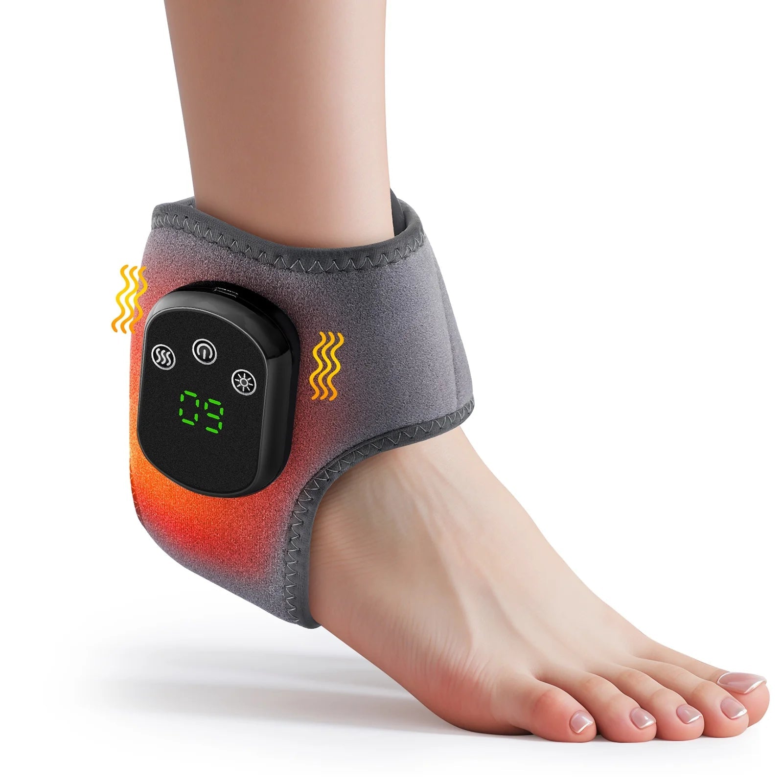 Cordless Hot Compress Therapy Belt for Foot & Ankle Sprain Pain Relief