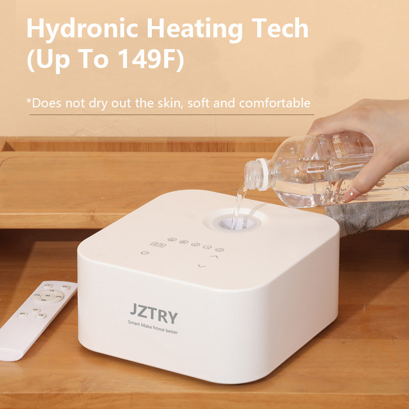 Water Heated Blanket For Bed - EMC FREE  & No Electric Wire, Smart, Smooth, Hydro Heat Mat Topper Bed Warmer