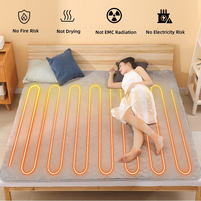 Water Heated Mattress Pad -Say goodbye to dryness with our water heated pad—stay cozy, stay hydrated!