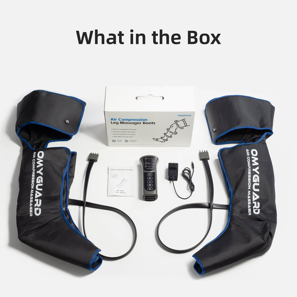 3-in-1 Full Leg Compression Recovery Boots -Corded