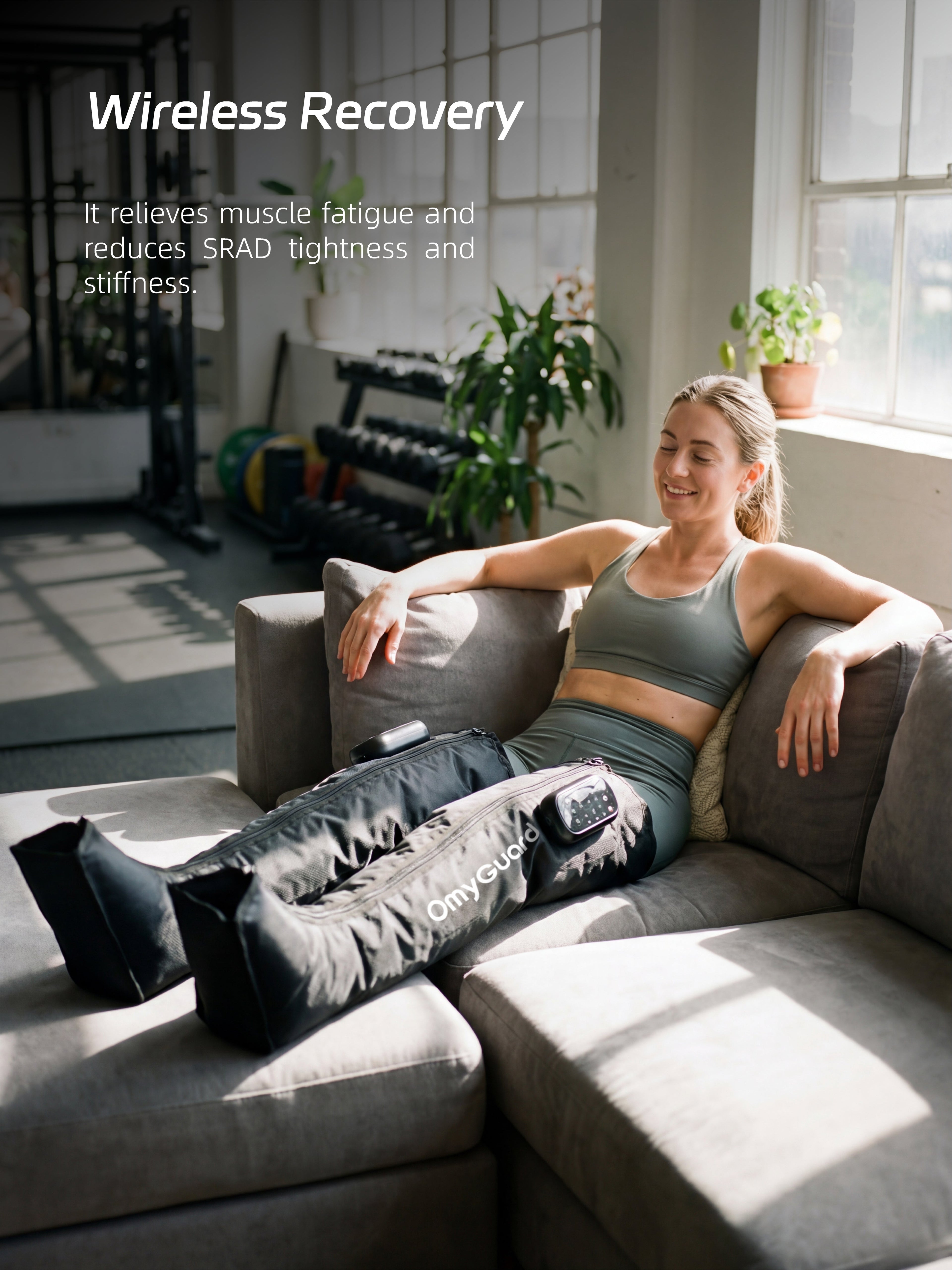 Air Compression Leg Massager – Relief for Swelling, Fatigue & Circulation | Home Use