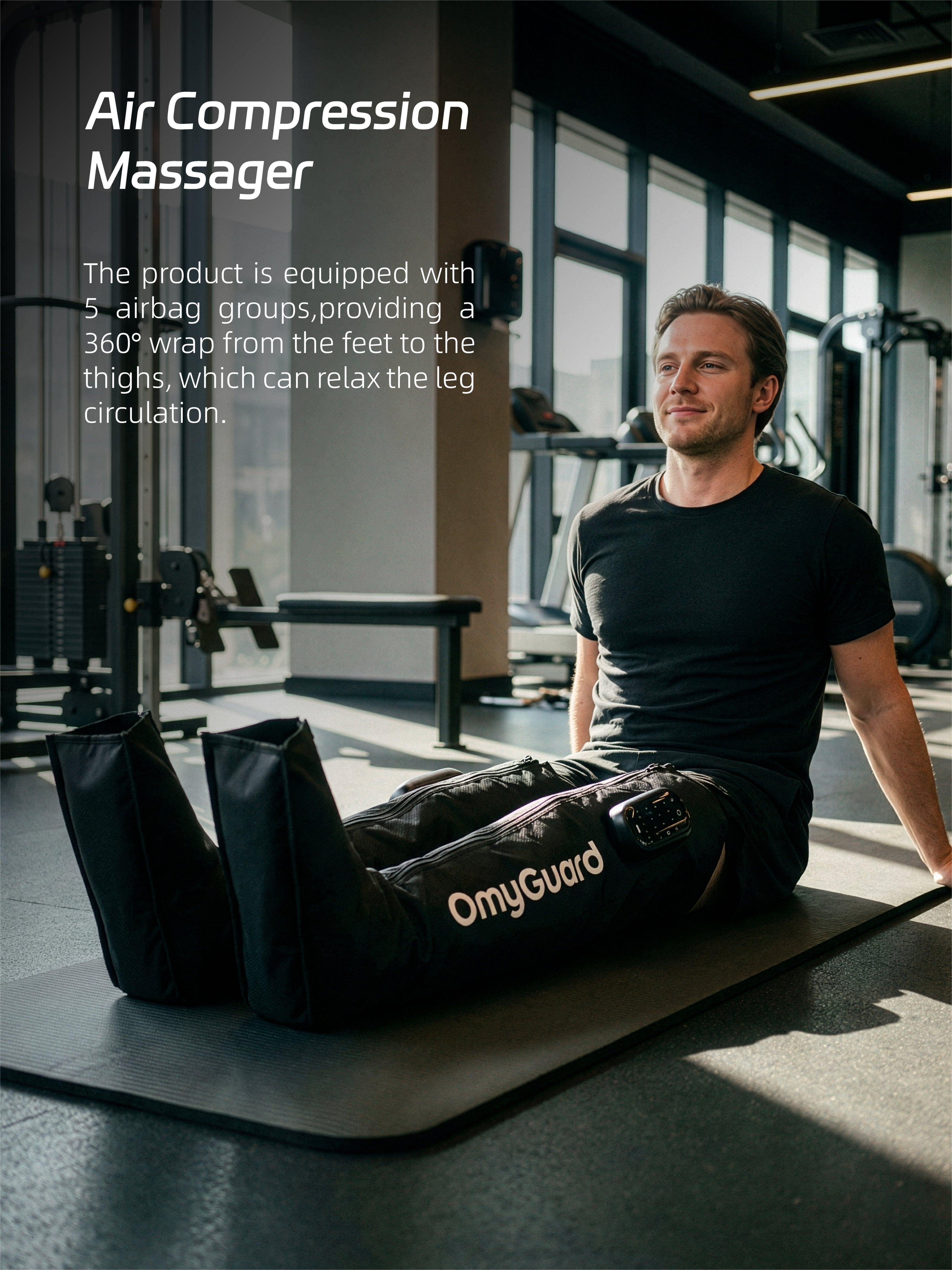 Air Compression Leg Massager – Relief for Swelling, Fatigue & Circulation | Home Use