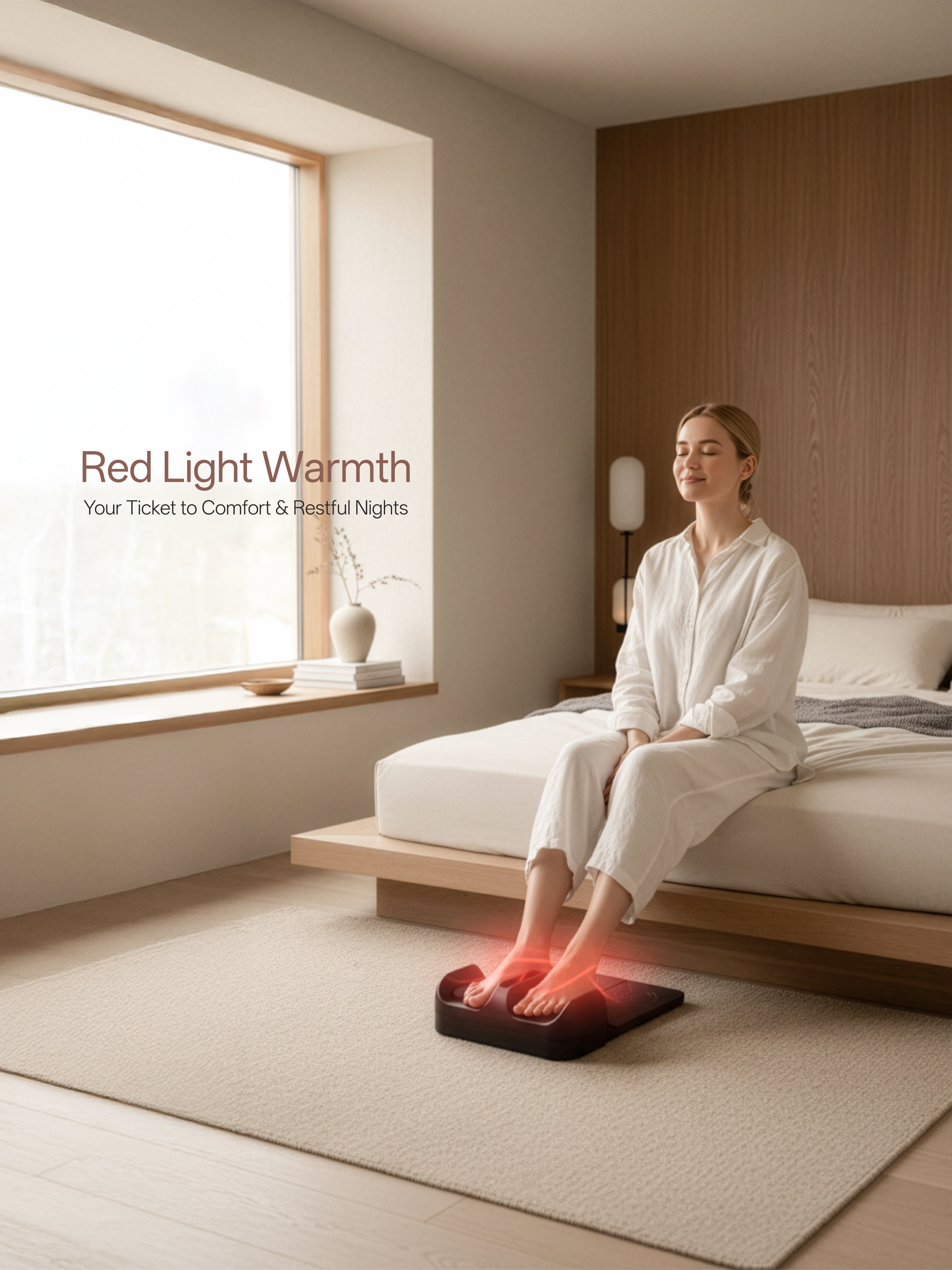 Cordless 2-in-1 Shiatsu & EMS Foot Circulation Massager