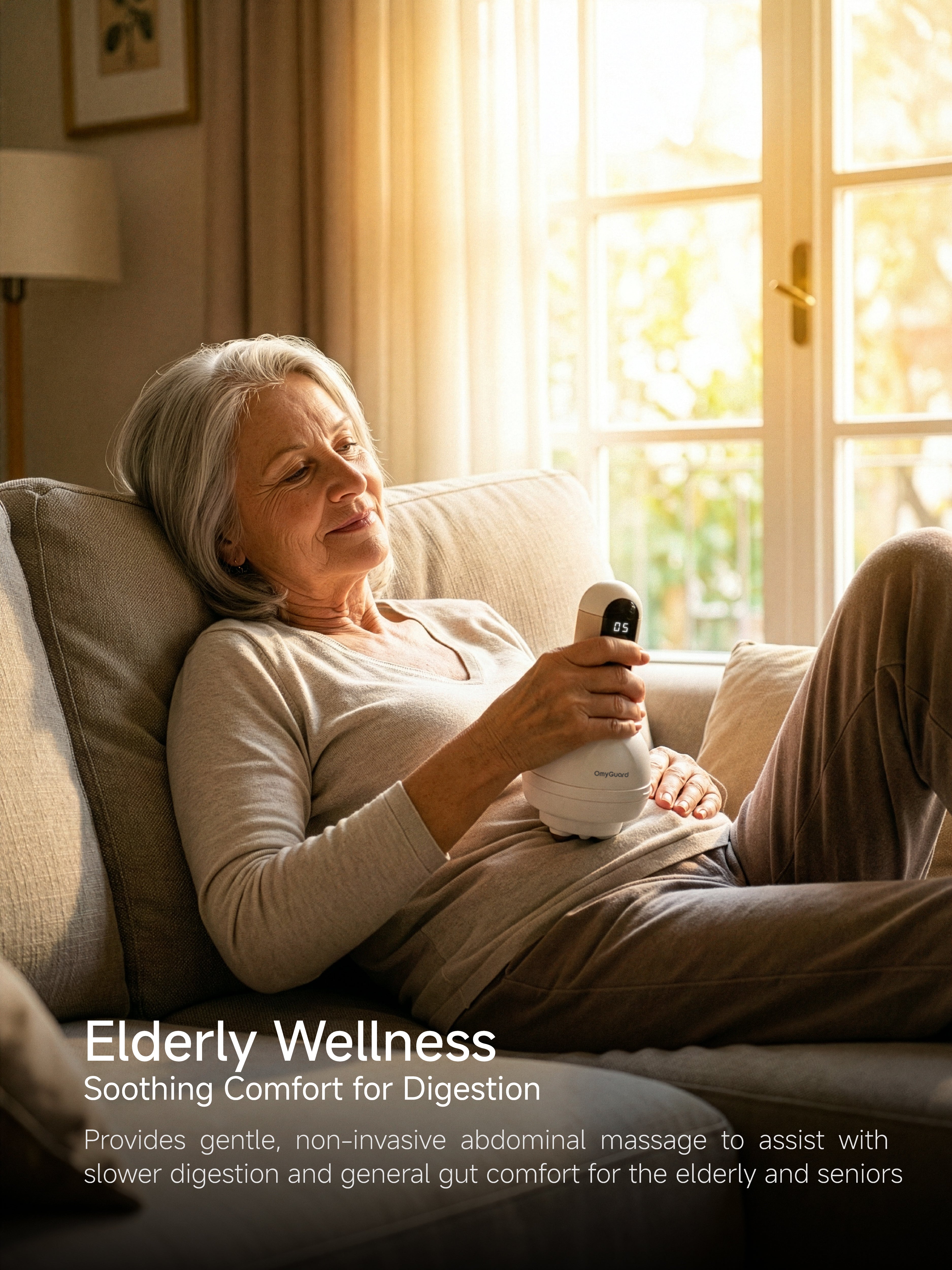 Cordless Handheld Abdominal Massager