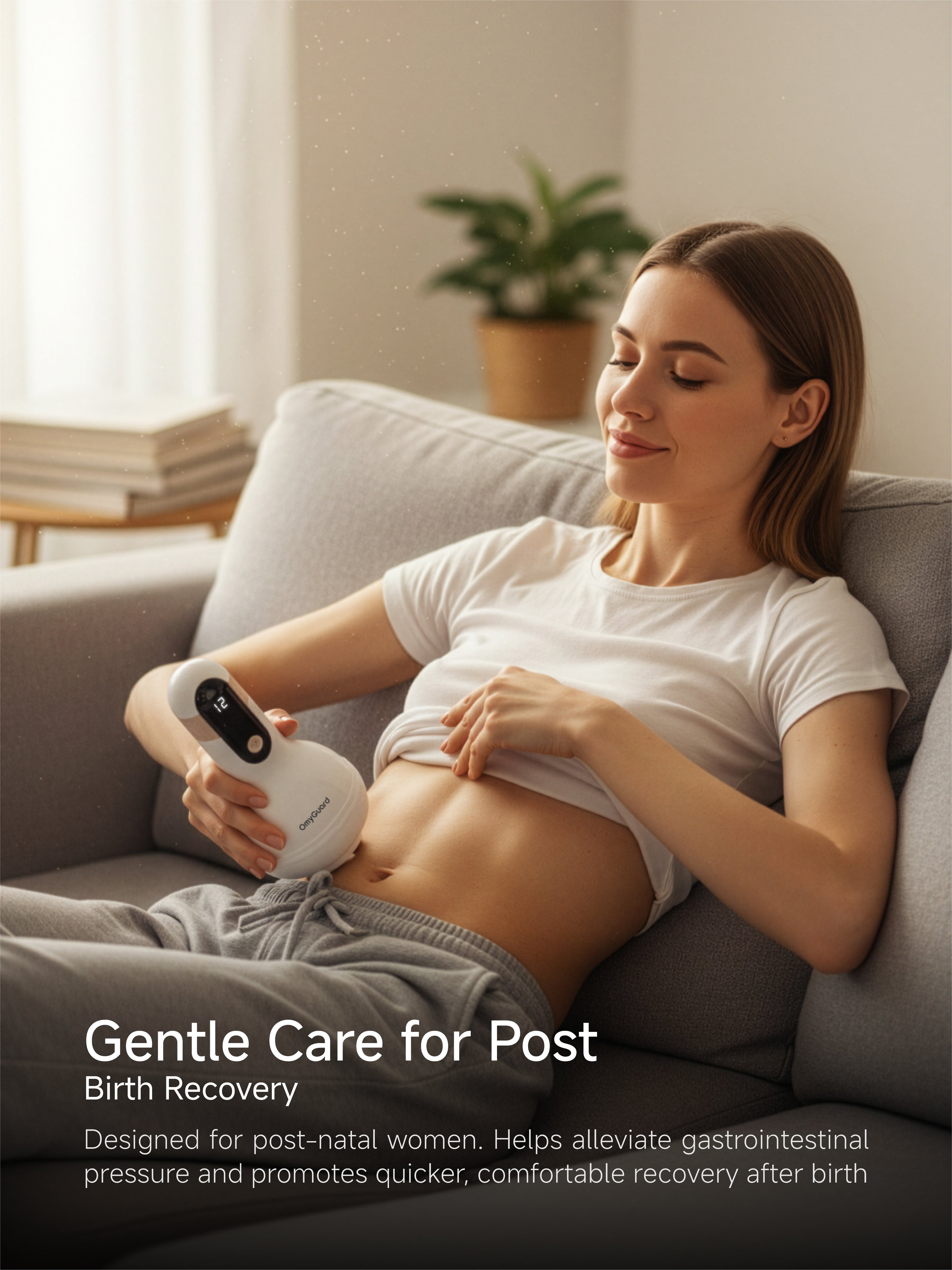 Cordless Handheld Abdominal Massager