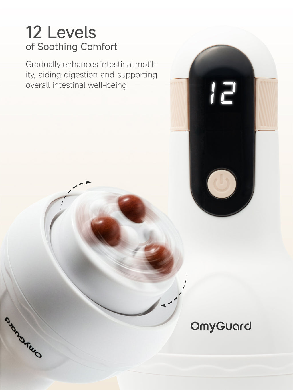 Cordless Handheld Abdominal Massager