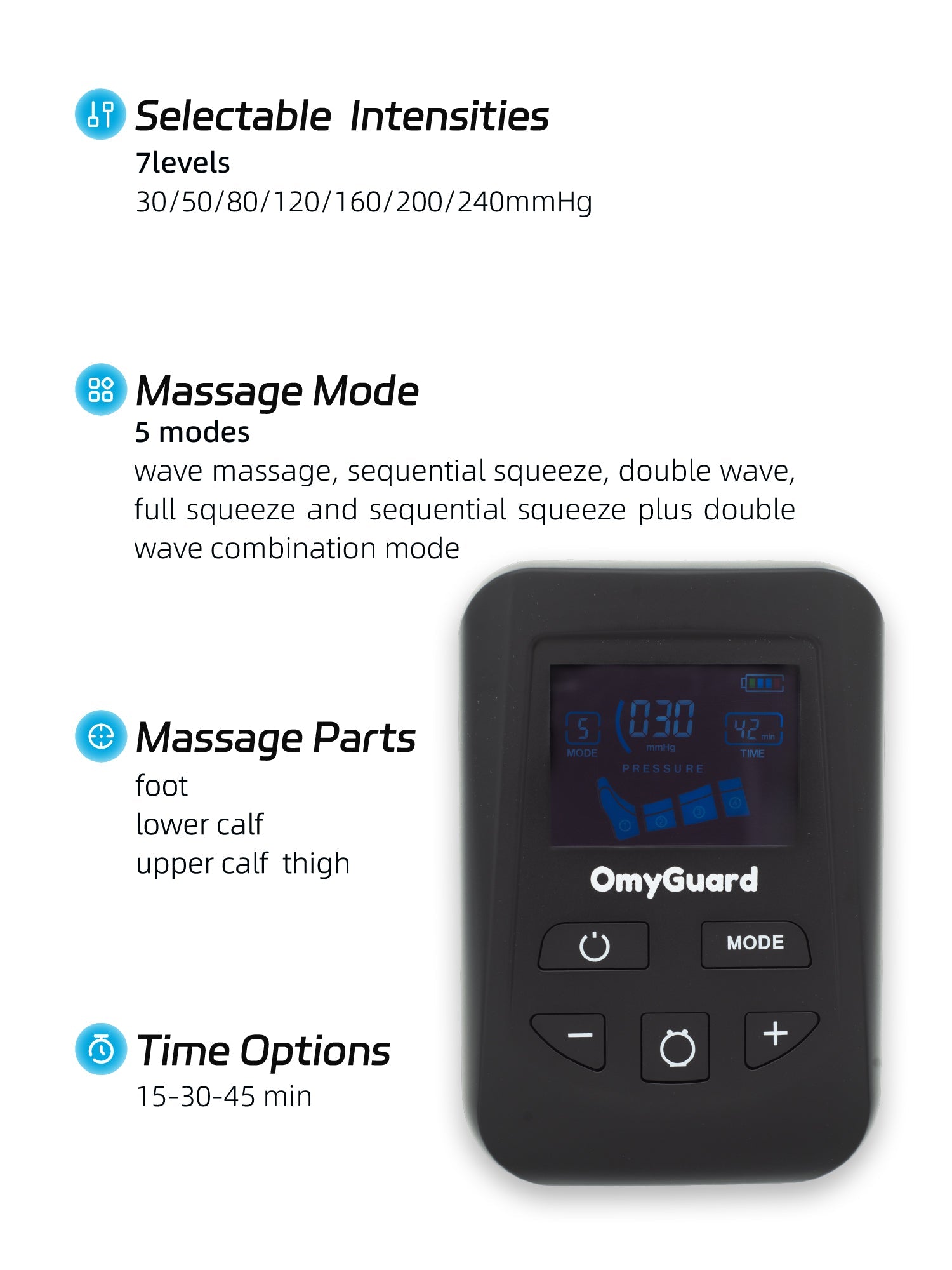 Cordless Leg Compression Recovery Boots