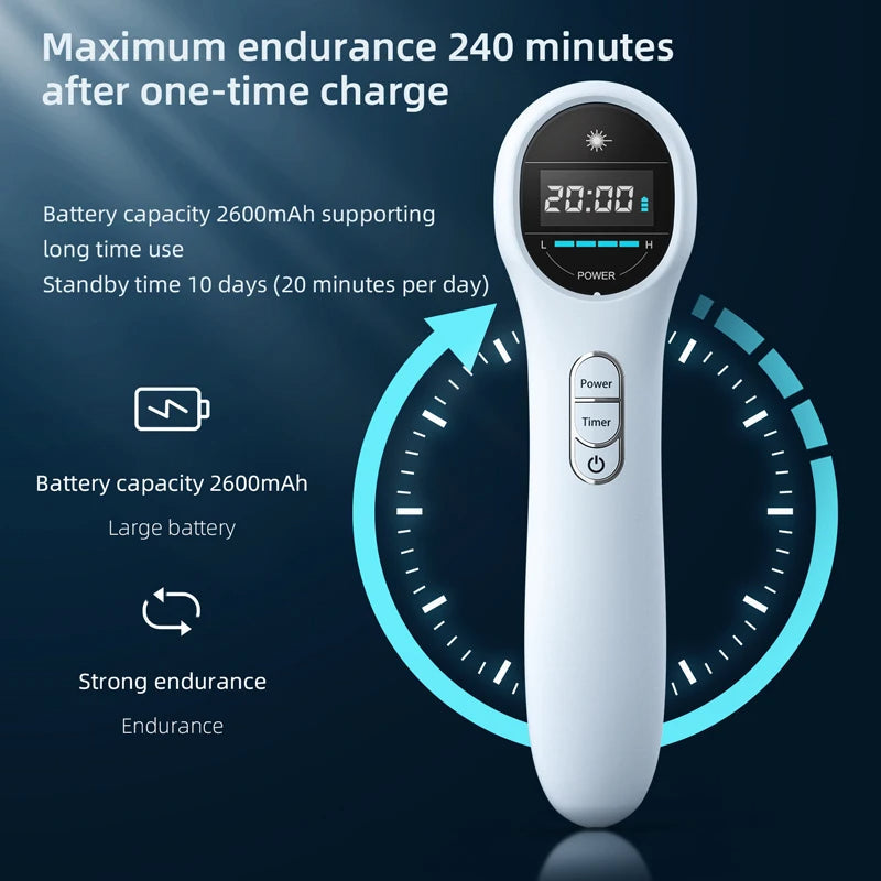 Handheld Red Light Device for Pain Relief