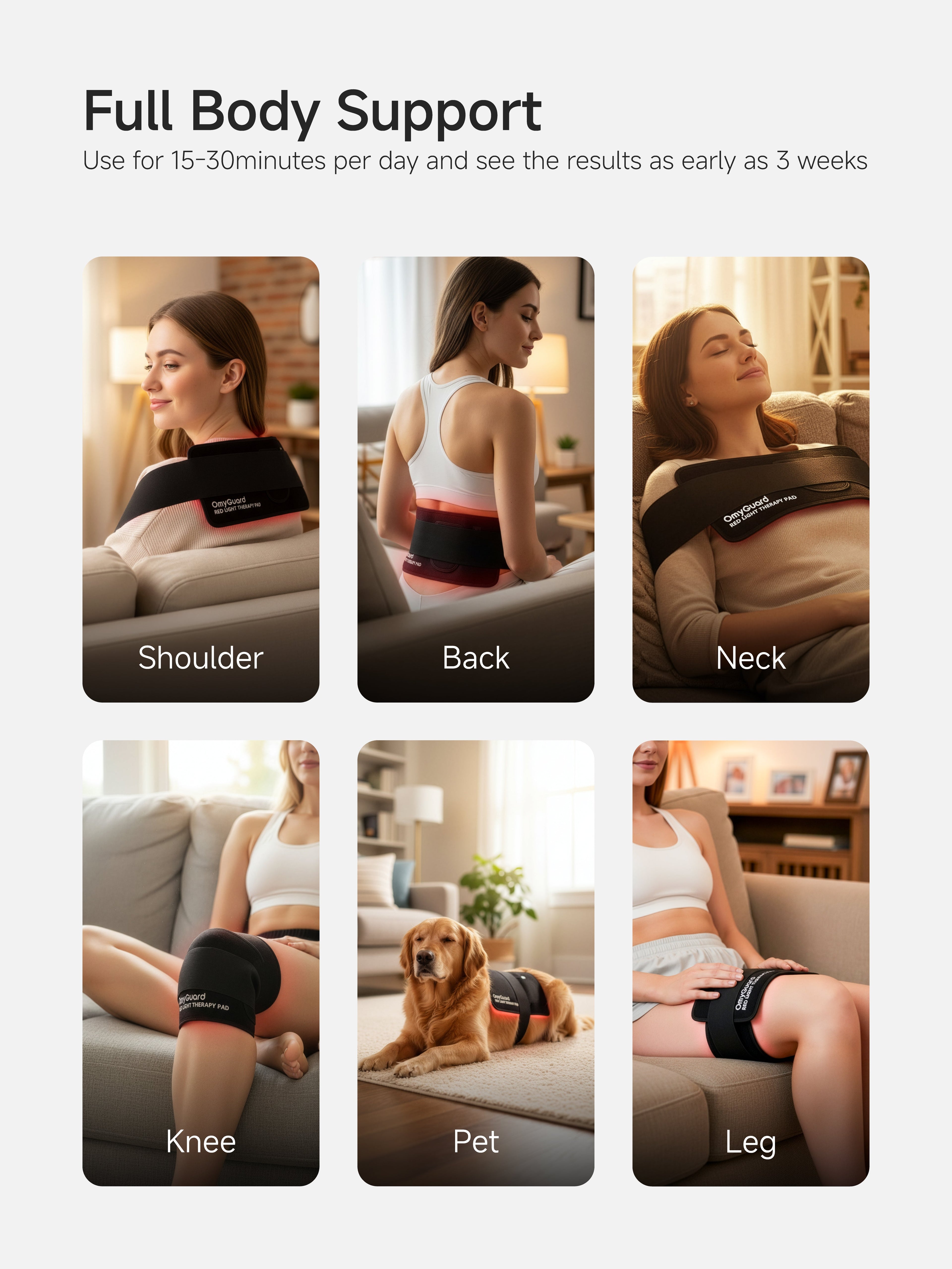 Infrared Red Light Therapy Wrap Belt