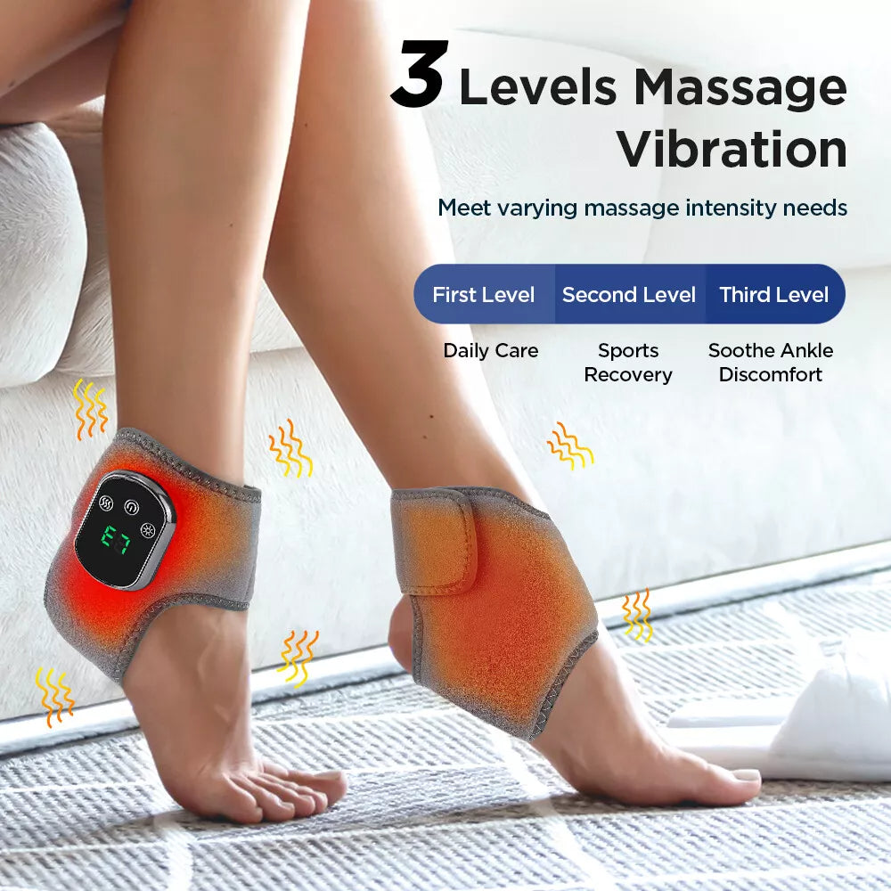 Cordless Hot Compress Therapy Belt for Foot & Ankle Sprain Pain Relief