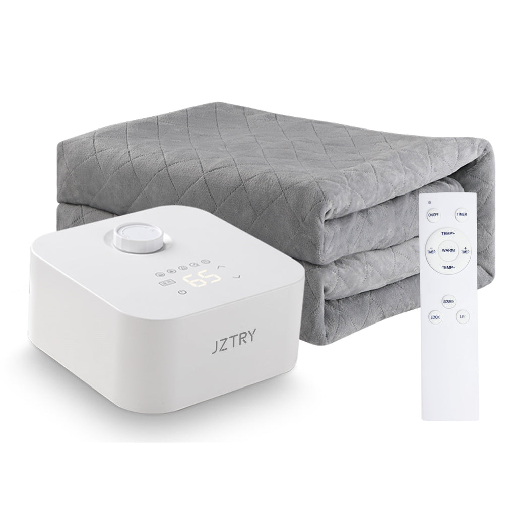 Water Heated Blanket For Bed - EMC FREE  & No Electric Wire, Smart, Smooth, Hydro Heat Mat Topper Bed Warmer