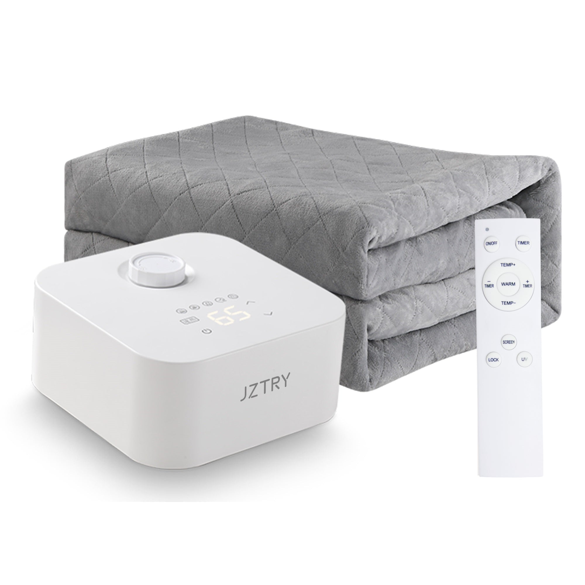 Water Heated Blanket For Bed - EMC FREE  & No Electric Wire, Smart, Smooth, Hydro Heat Mat Topper Bed Warmer