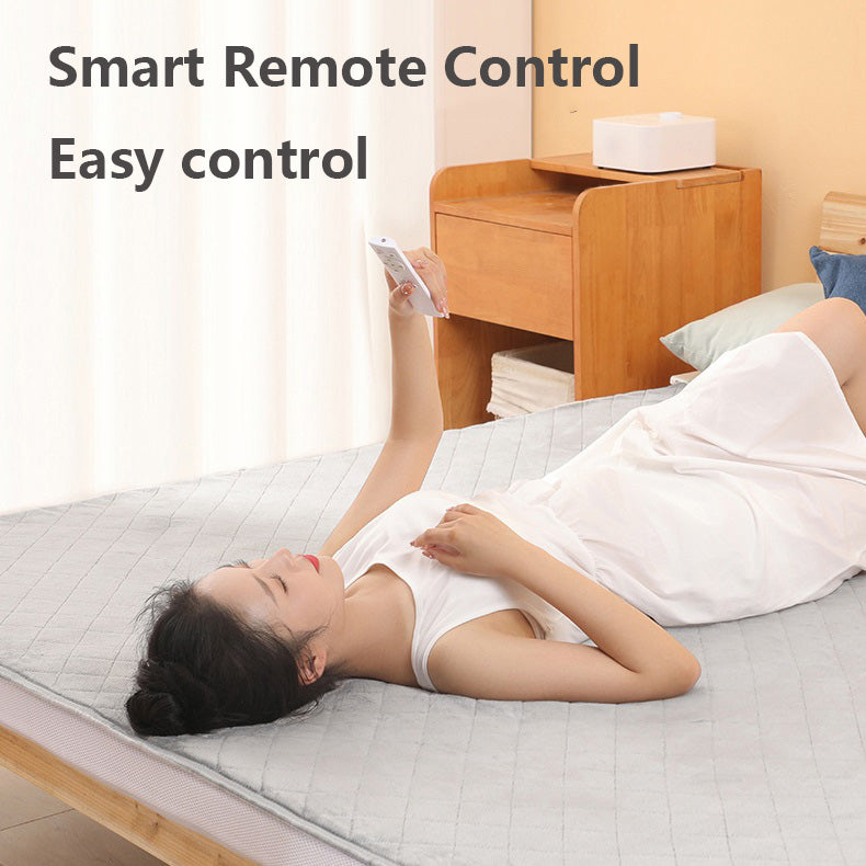 Water Heated Blanket For Bed - EMC FREE  & No Electric Wire, Smart, Smooth, Hydro Heat Mat Topper Bed Warmer
