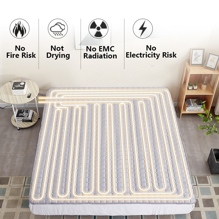 Water Heated Mattress Pad -Say goodbye to dryness with our water heated pad—stay cozy, stay hydrated!